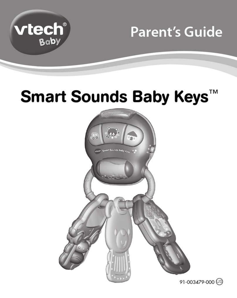 V-tech Smart Sounds Baby Keys Assembly Instructions