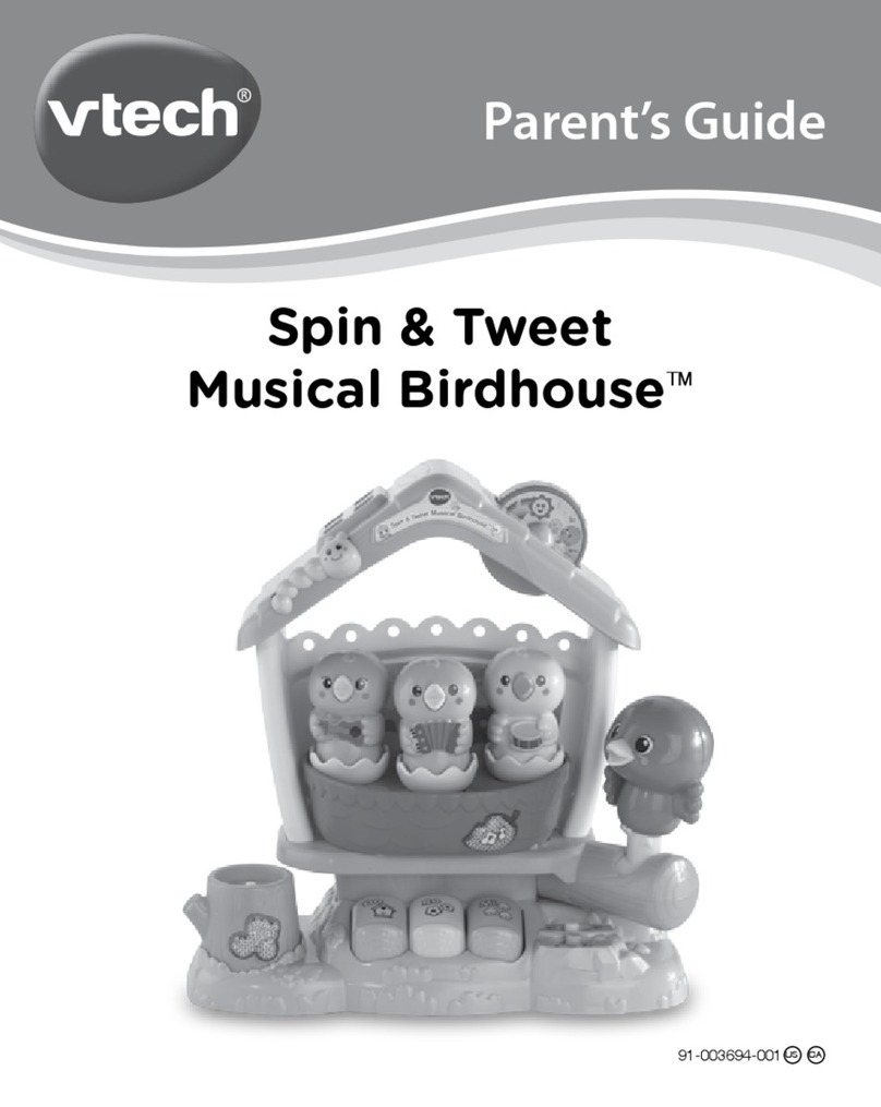 V-tech Spin & Tweet Musical Birdhouse Assembly Instructions