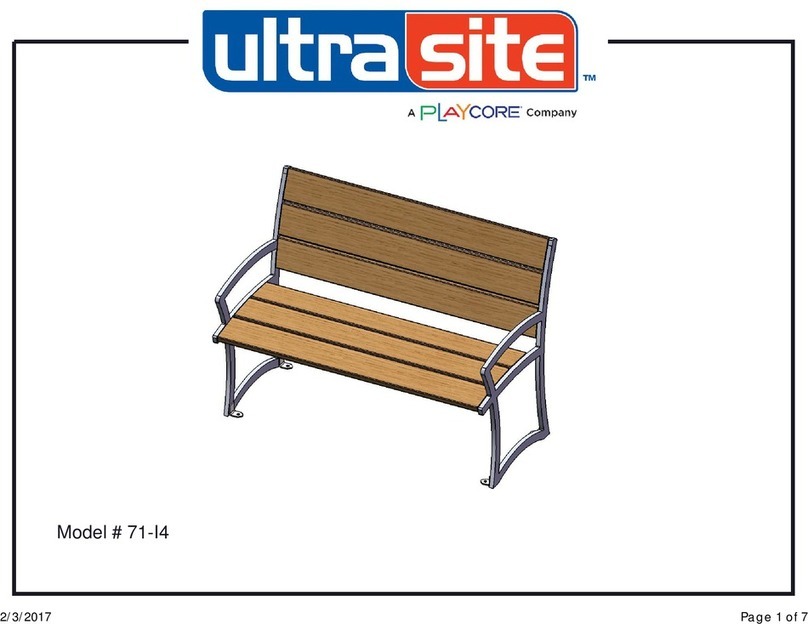 Playcore ultra site 71-I4 User manual