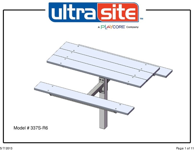 Playcore ultra site 337S-R6 User manual