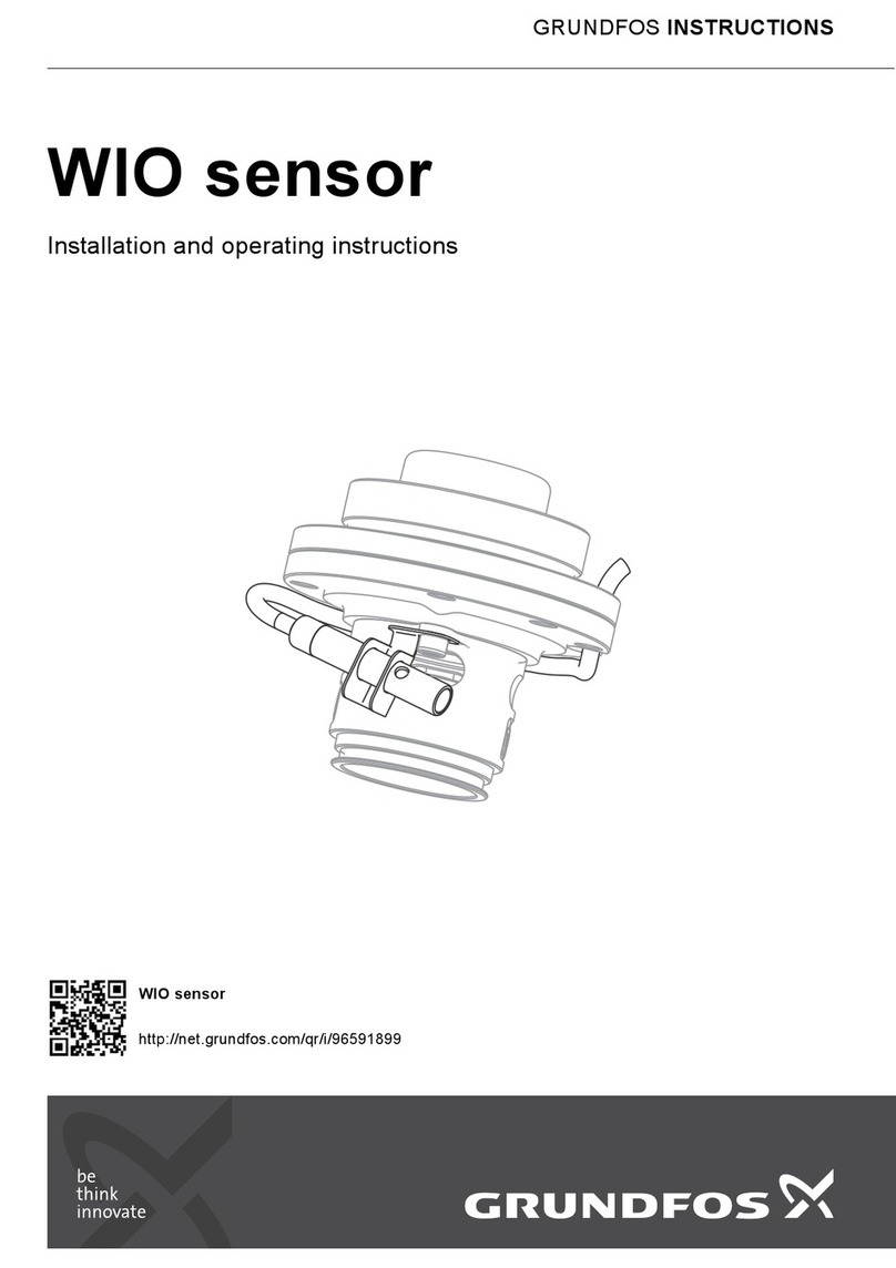 Grundfos WIO sensor User manual Grundfos WIO sensor User manual