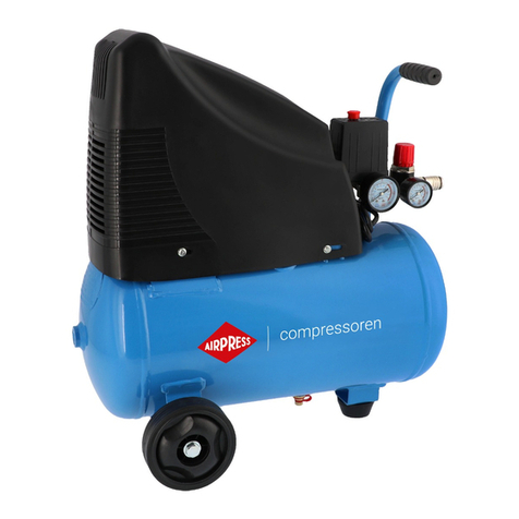 Airpress HLO 215/25 operating instructions