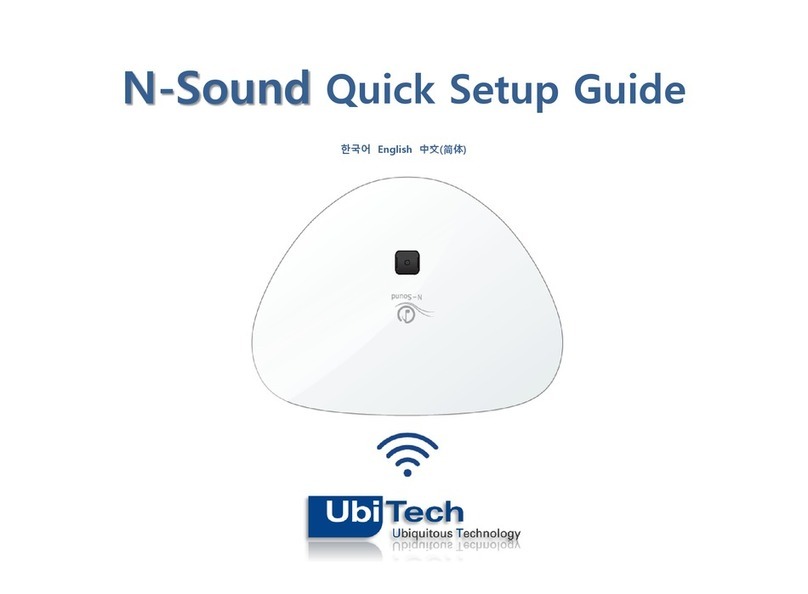 UbiTech N-Sound Quick setup guide
