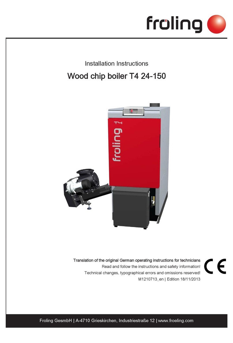 Froling T4 24-150 installation instructions