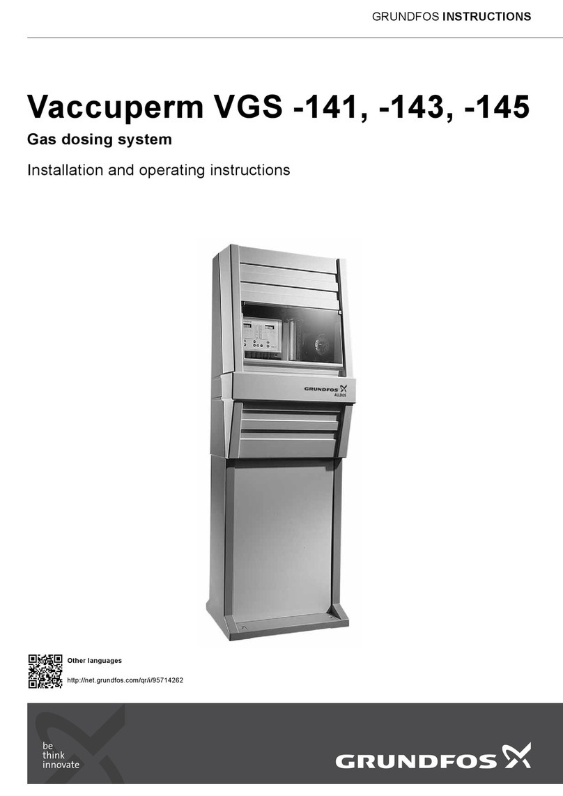 Grundfos Vaccuperm VGS -141 User manual