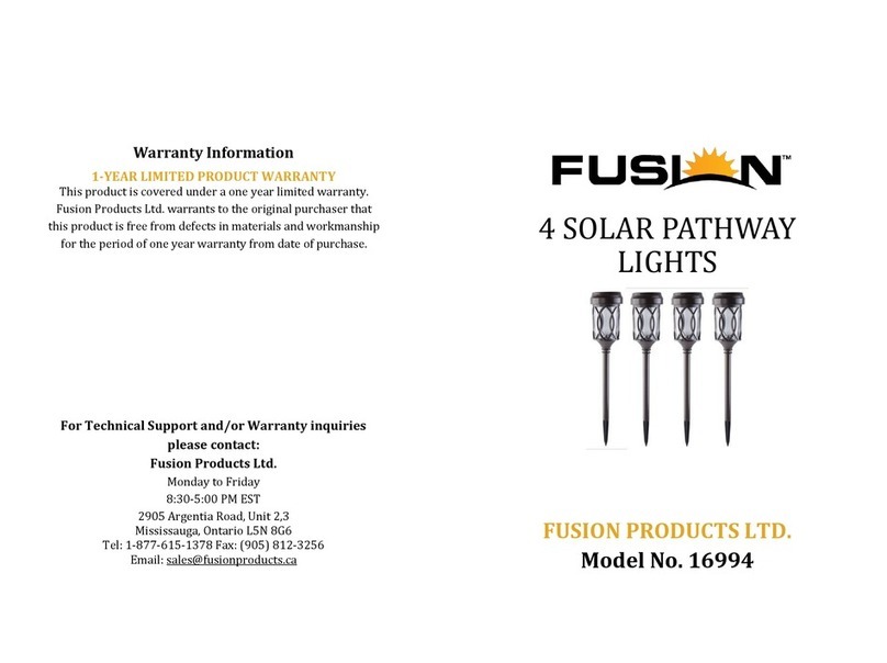 Fusion 16994 User manual