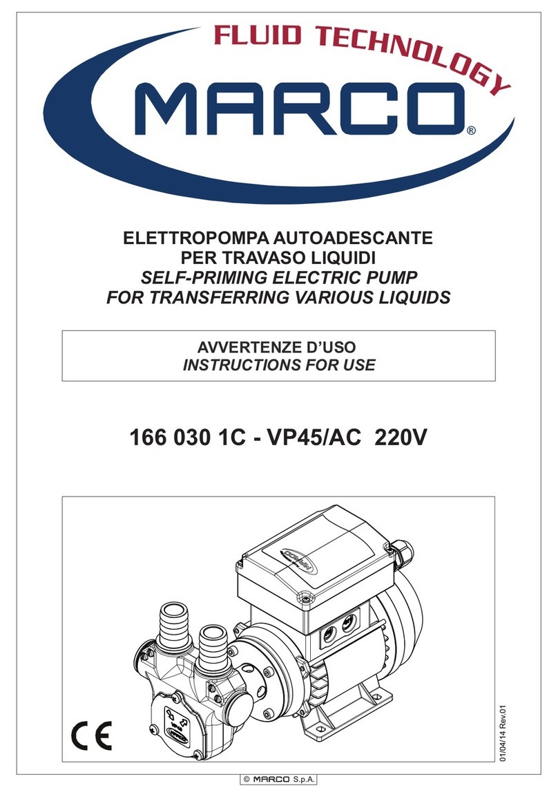 Marco 166 030 1C Instructions for use