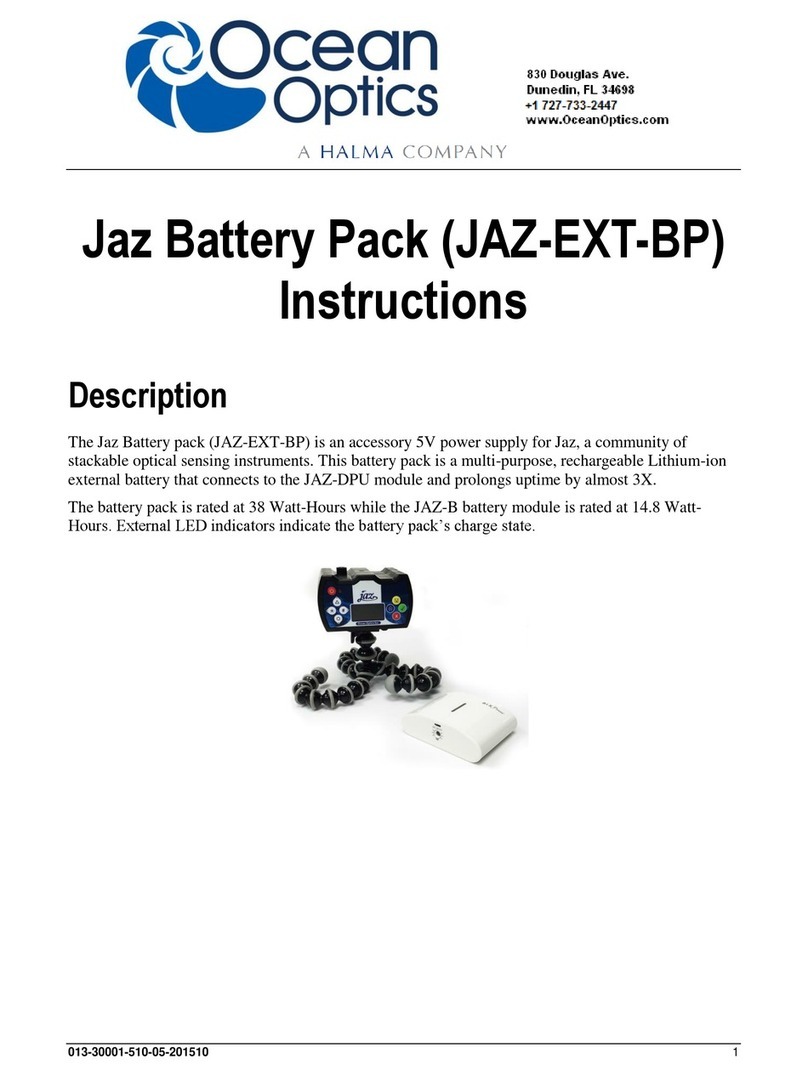 Halma Ocean Optics Jaz Series instructions