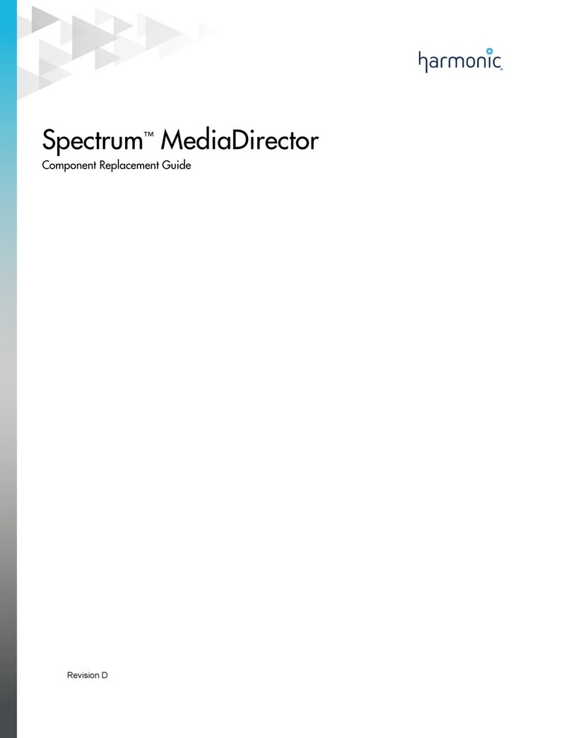 Harmonic Spectrum MediaDirector Component replacement guide Harmonic Spectrum MediaDirector Component replacement guide