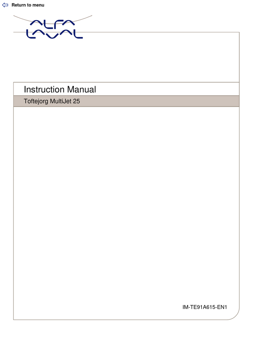 Alfalaval Toftejorg MultiJet 25 instruction manual Alfalaval Toftejorg MultiJet 25 instruction manual