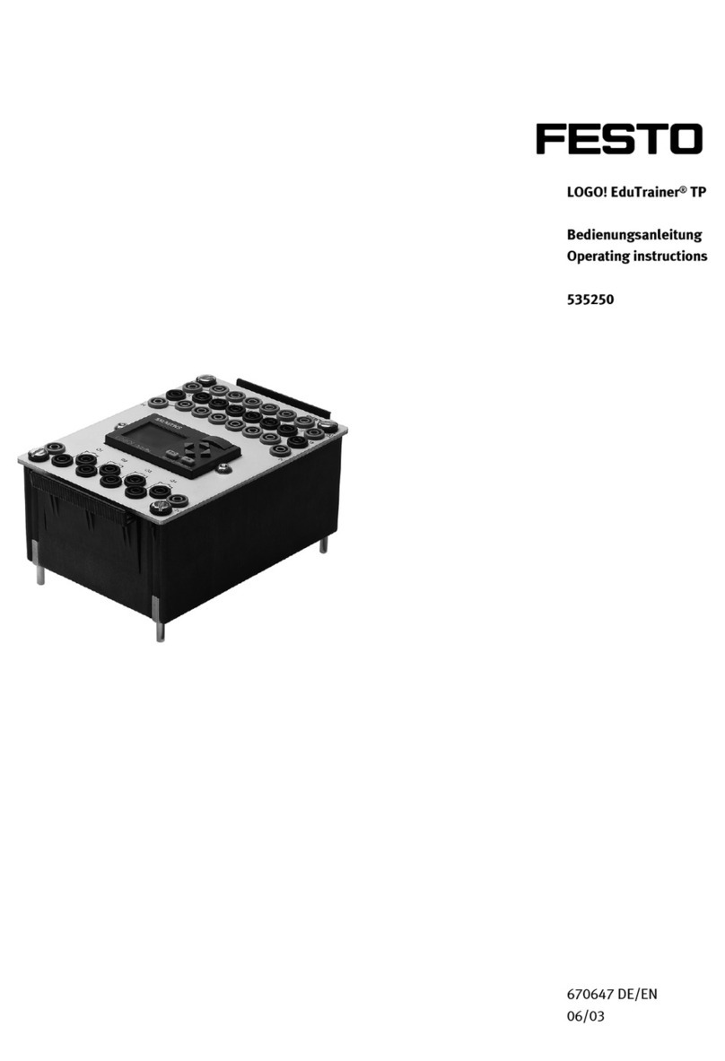 Festo LOGO! EduTrainer TP User manual