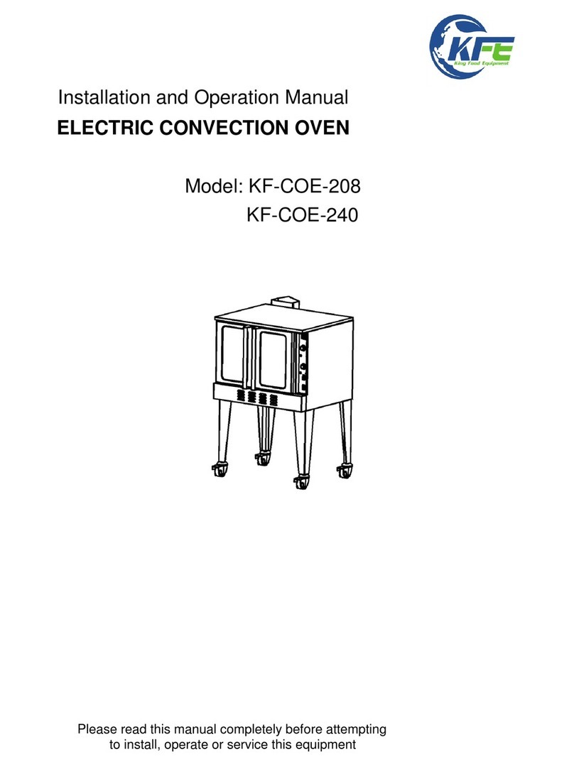 KFE KF-COE-208 Installation and operation manual