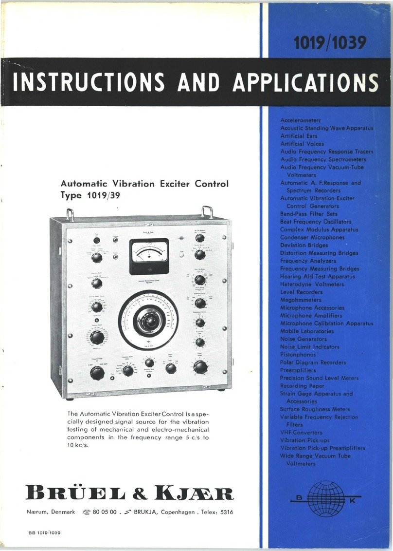 Brüel & Kjær 1019 instruction & application