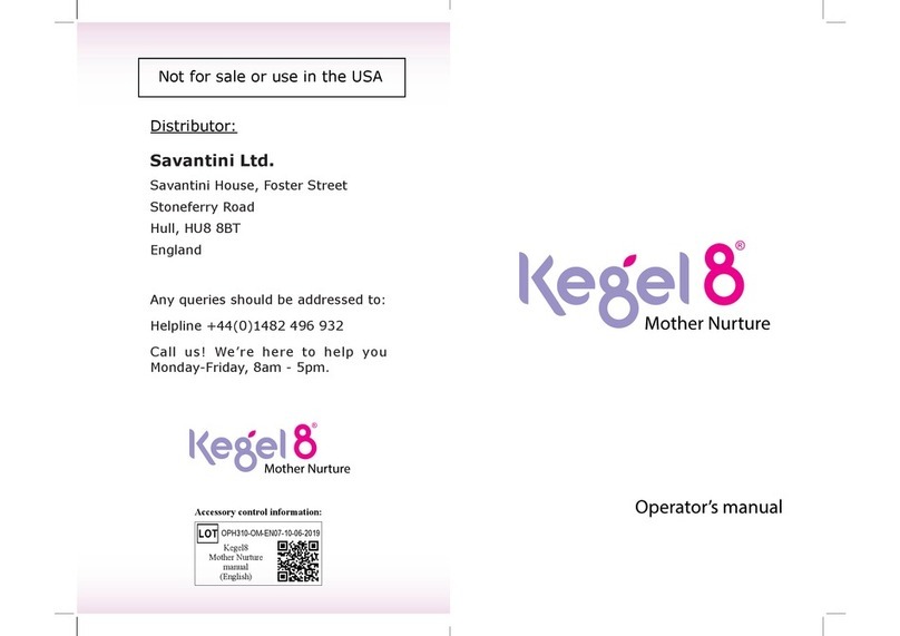Kegel8 Mother Nurture Operator's manual Kegel8 Mother Nurture Operator's manual