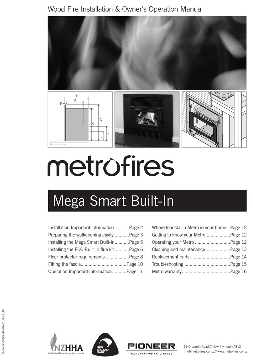 metrofires Mega Smart Built-In User manual