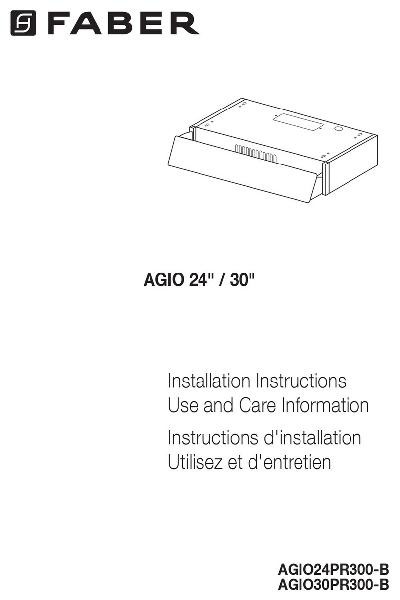 Faber AGIO24PR300-B installation instructions
