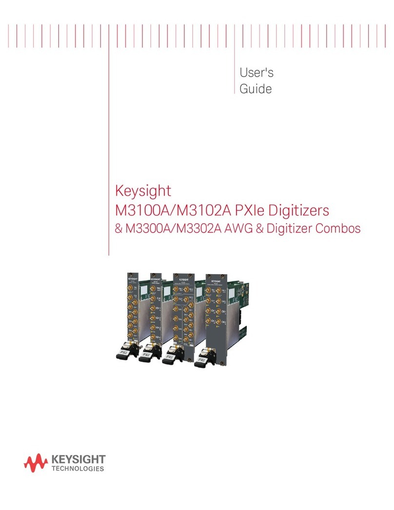 Keysight M3102A PXIe User manual