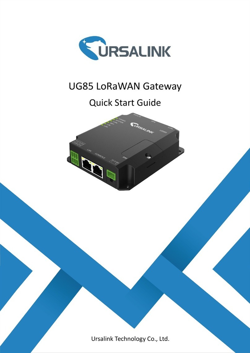 Ursalink UG85 quick start guide