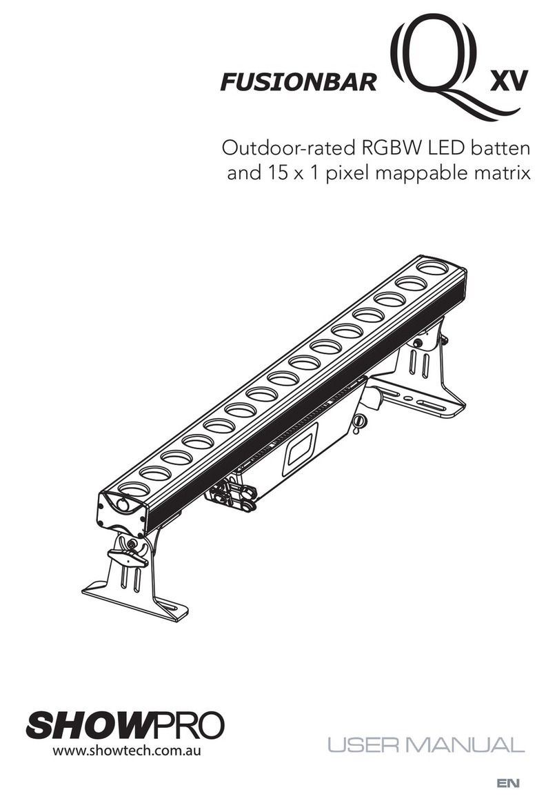 showtech FUSION QXV user manual