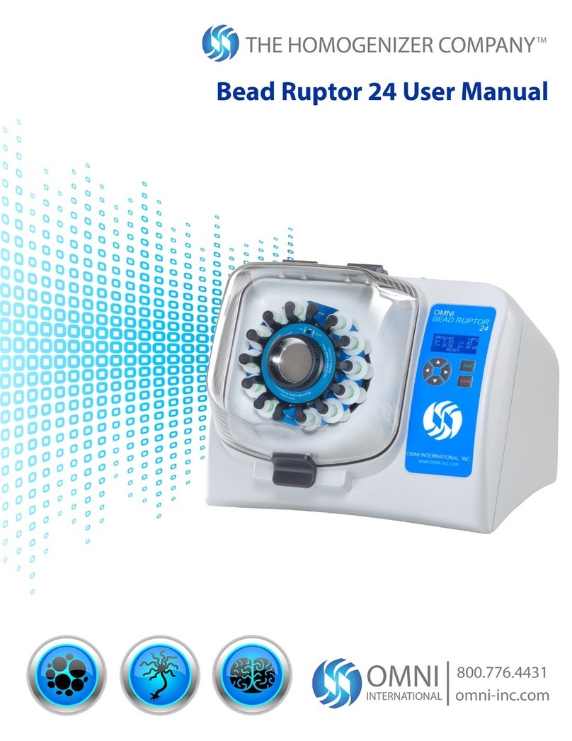 Omni Bead Ruptor 24 User manual