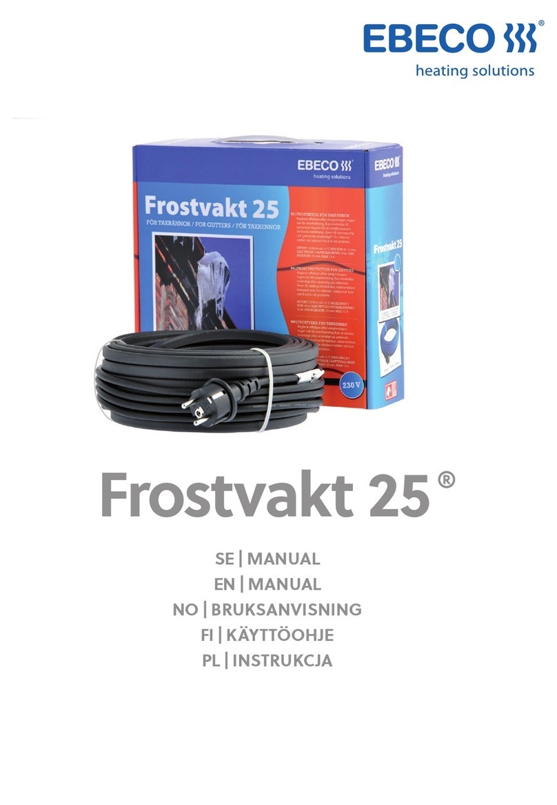 EBECO Frostvakt 25 Series manual