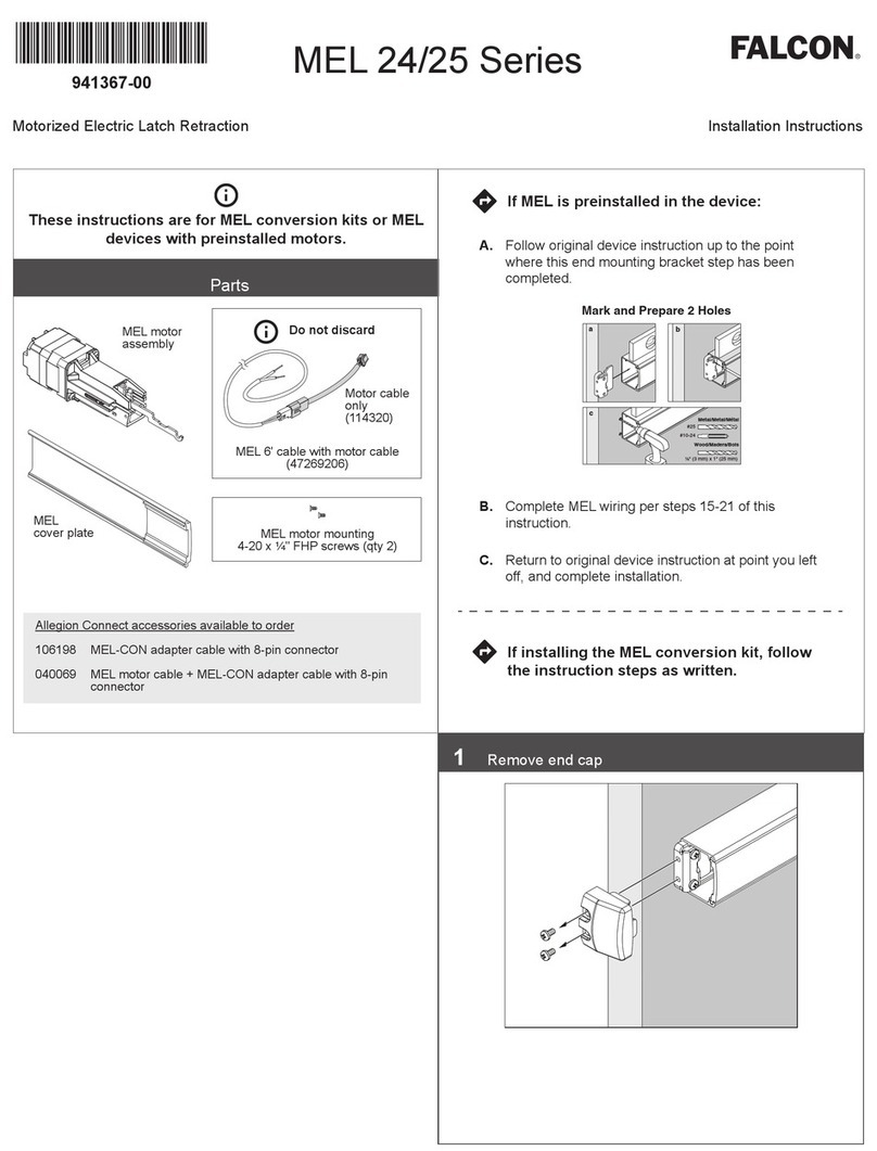 Falcon MEL 24 Series User manual