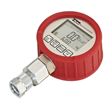 Parker SensoControl ServiceJunior Series operating instructions
