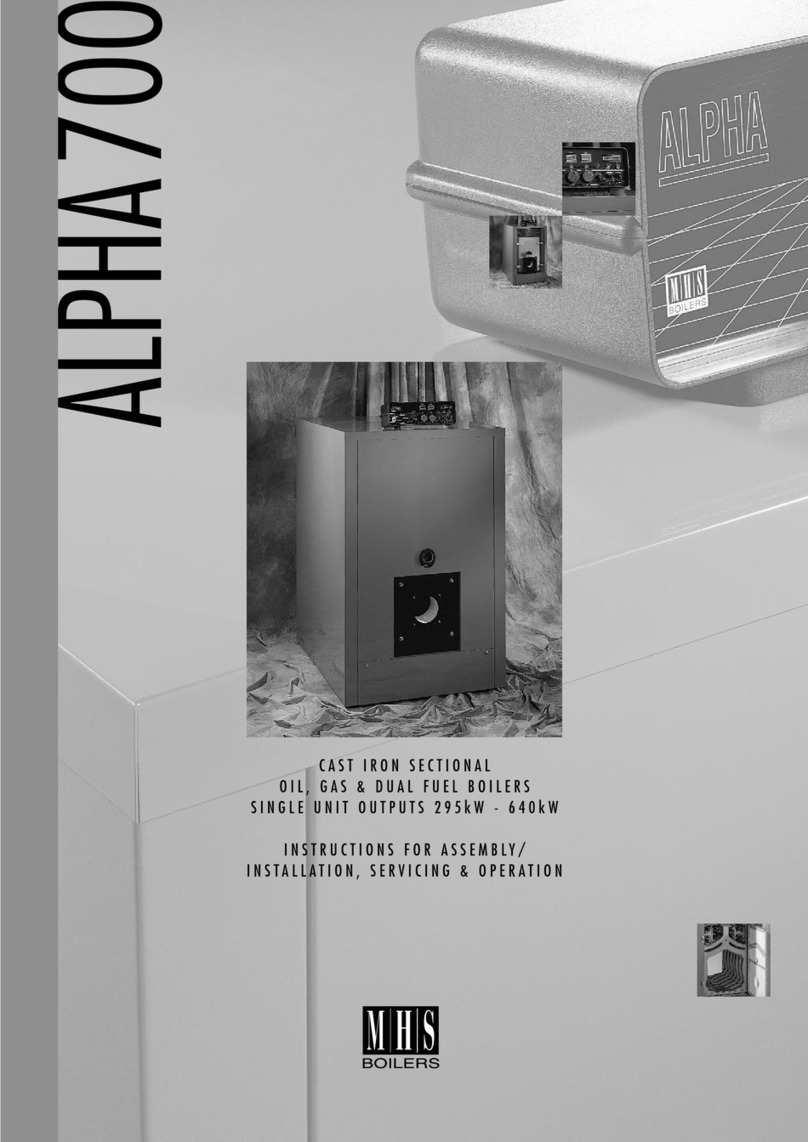 MHS Boilers ALPHA700 Series Assembly instructions
