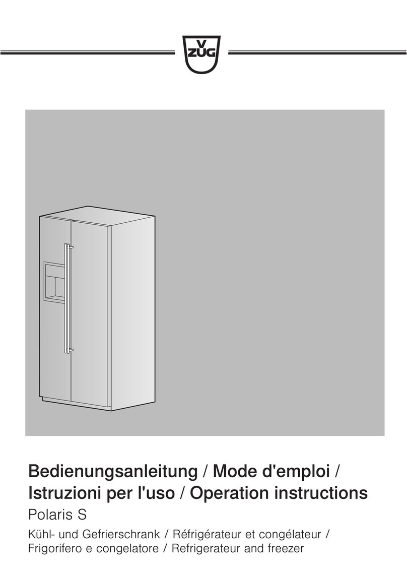 V-ZUG Polaris S User manual