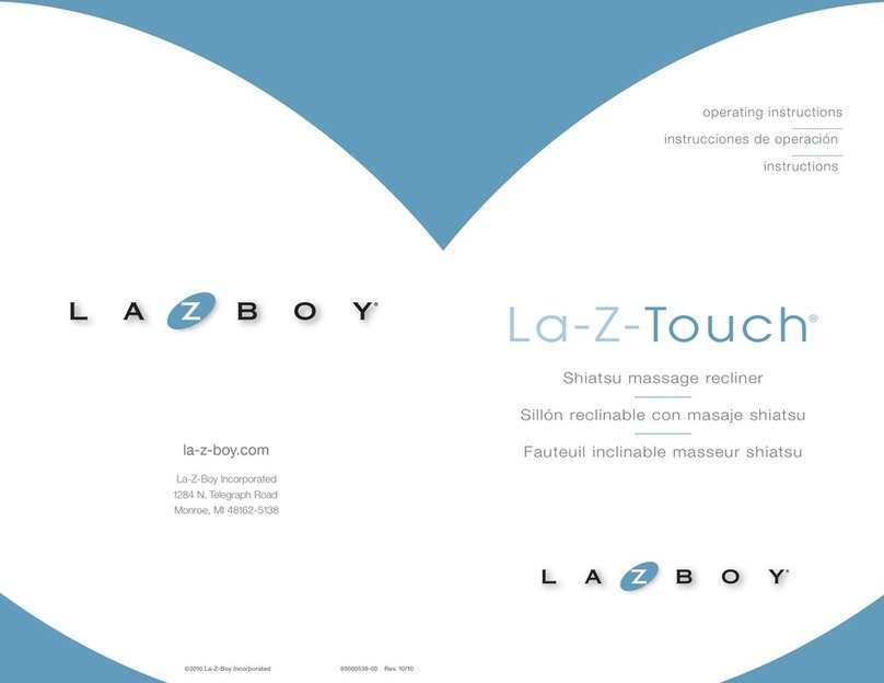 LAZBOY La-Z-Touch Series operating instructions