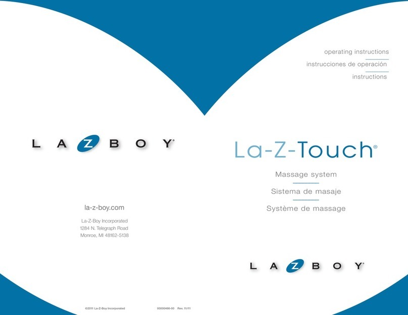 LAZBOY La-Z-Touch Series operating instructions LAZBOY La-Z-Touch Series operating instructions