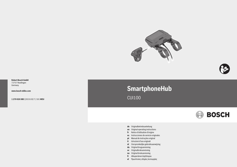 Bosch Smartphone Hun CUI100 User manual