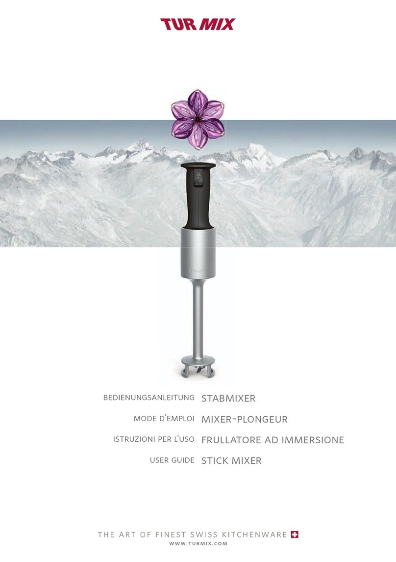 TUR MIX STICK MIXER User manual