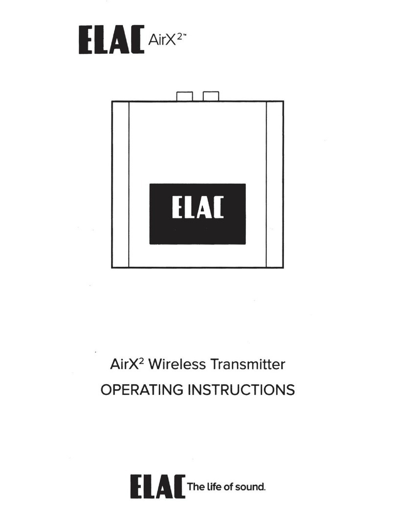 ELAC AirX 2 operating instructions