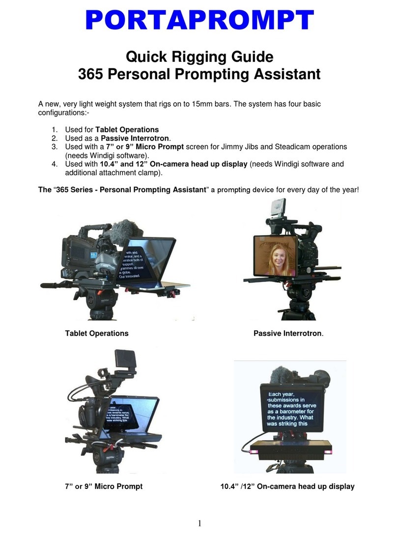 PORTAPROMPT 365 Series quick start guide