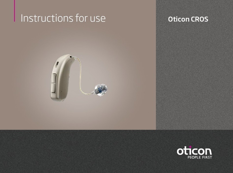 oticon CROS Instructions for use