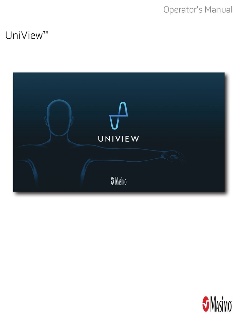 Masimo UniView User manual