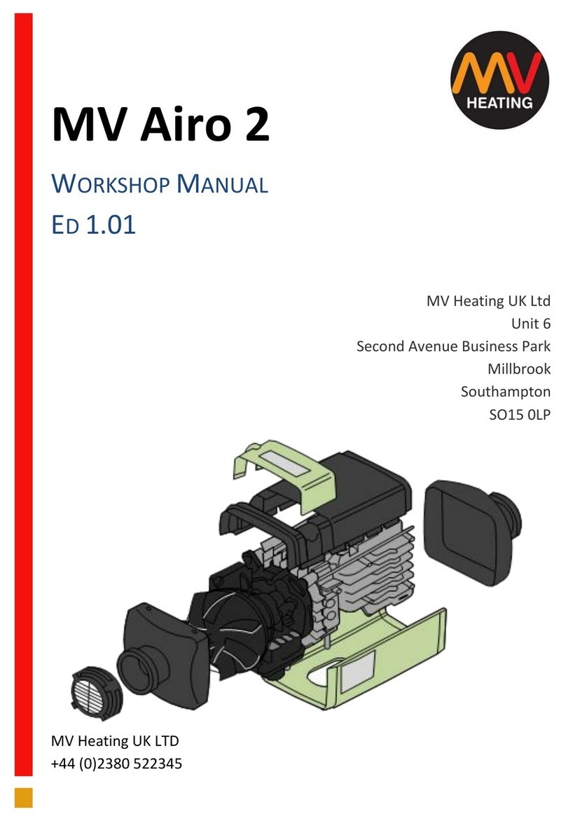 MV Heating MV Airo 2 Workshop manual