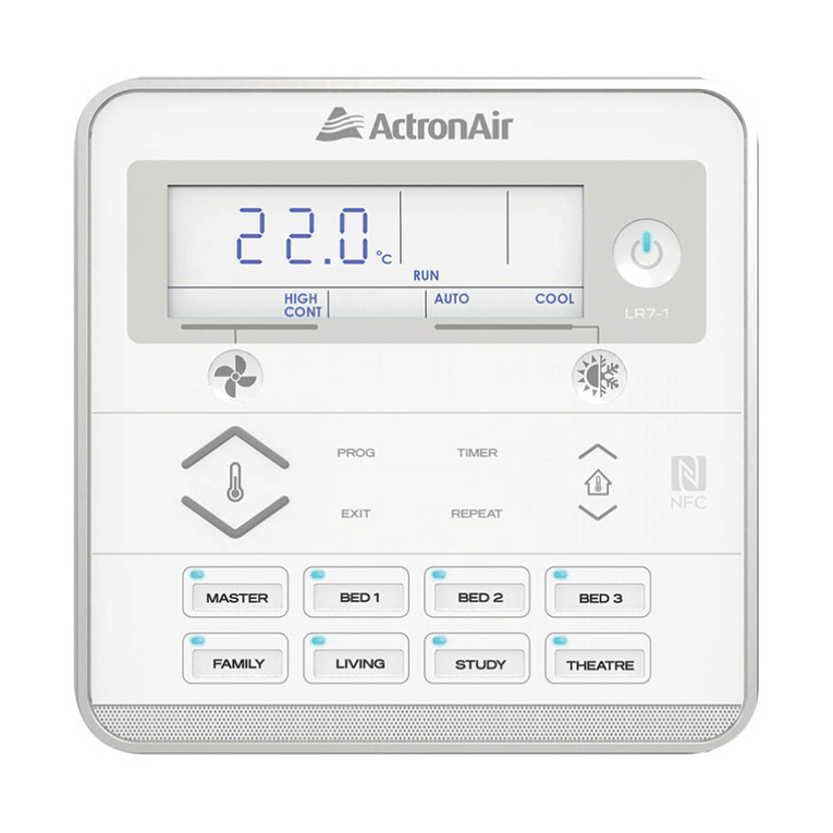 ActronAir LR7-1W User manual ActronAir LR7-1W User manual