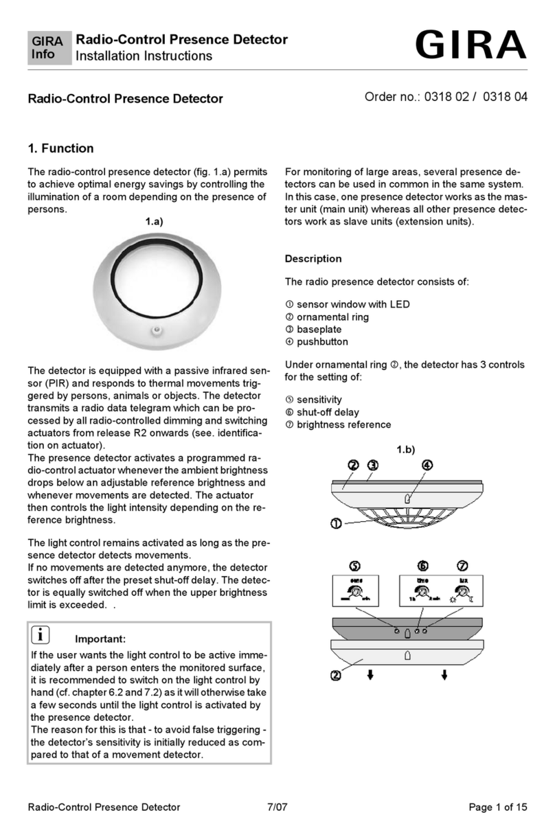 Gira 0318 04 User manual