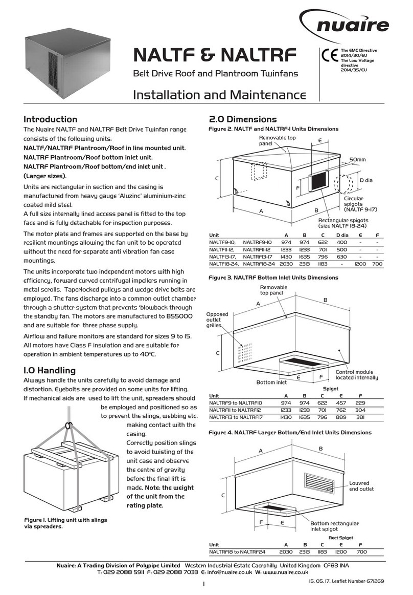 NuAire NALTF Series Instruction Manual