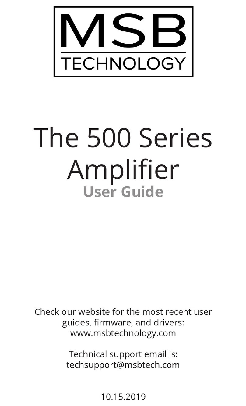 MSB Technology S500 User manual
