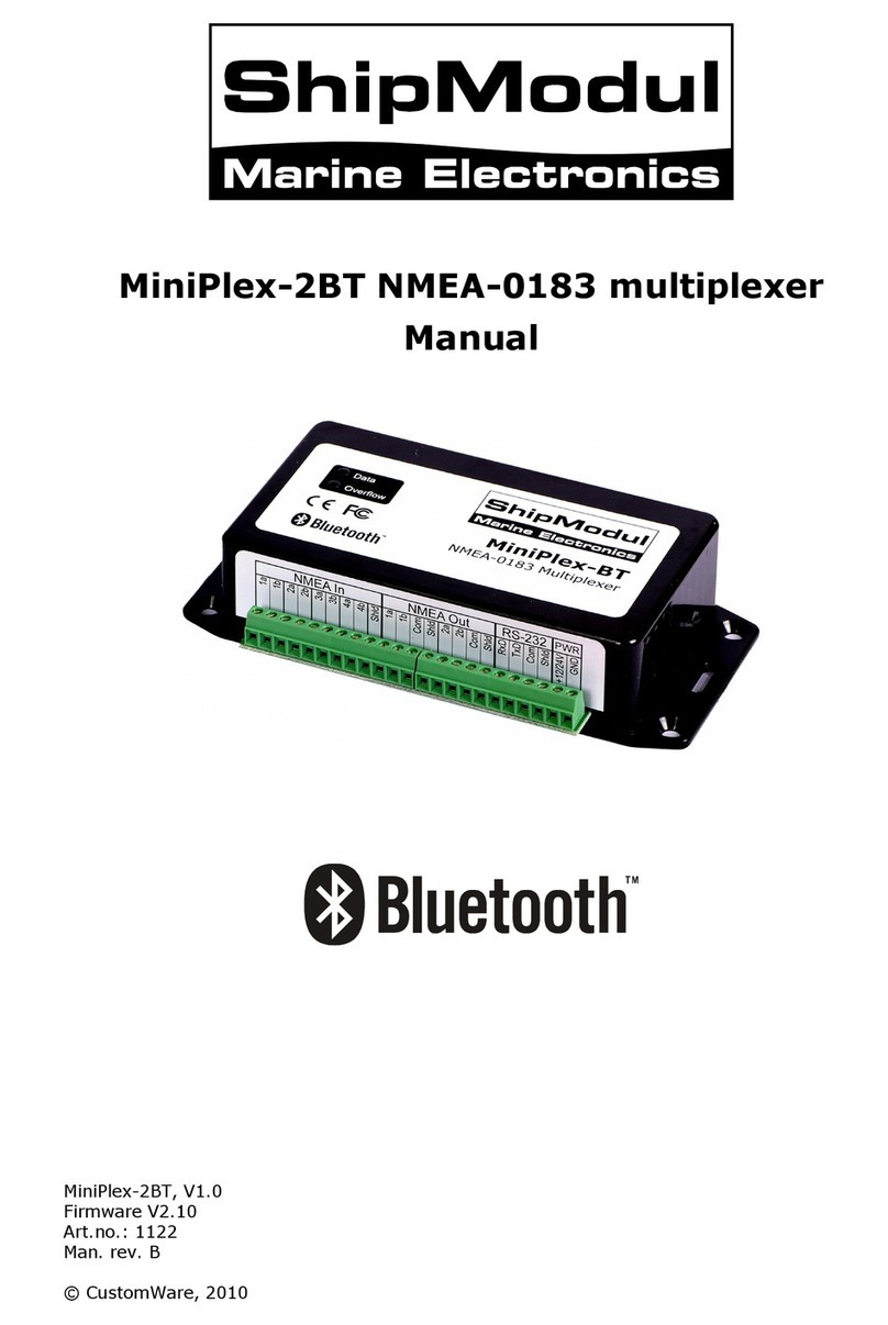 ShipModul MiniPlex-2BT NMEA-0183 User manual