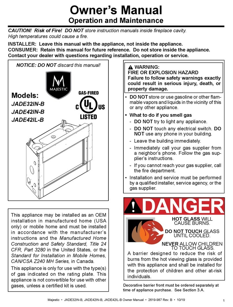 Majestic JADE32IN-B owner's manual Majestic JADE32IN-B owner's manual