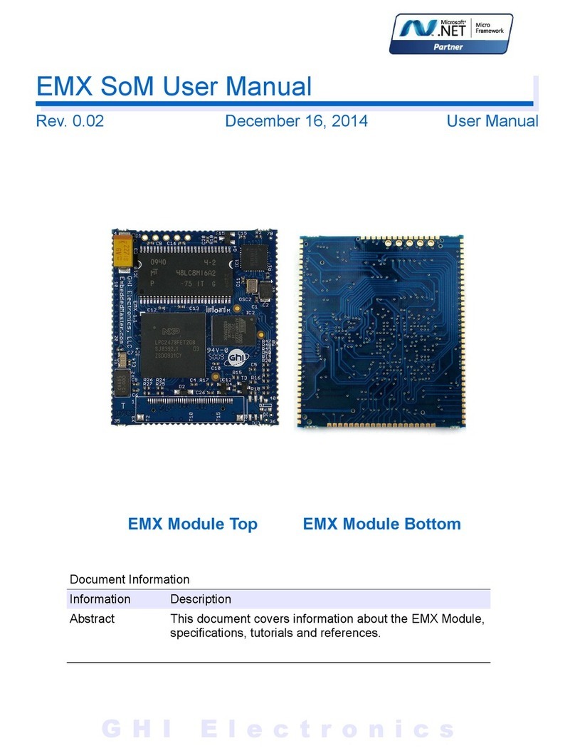 GHI electronics EMX user manual