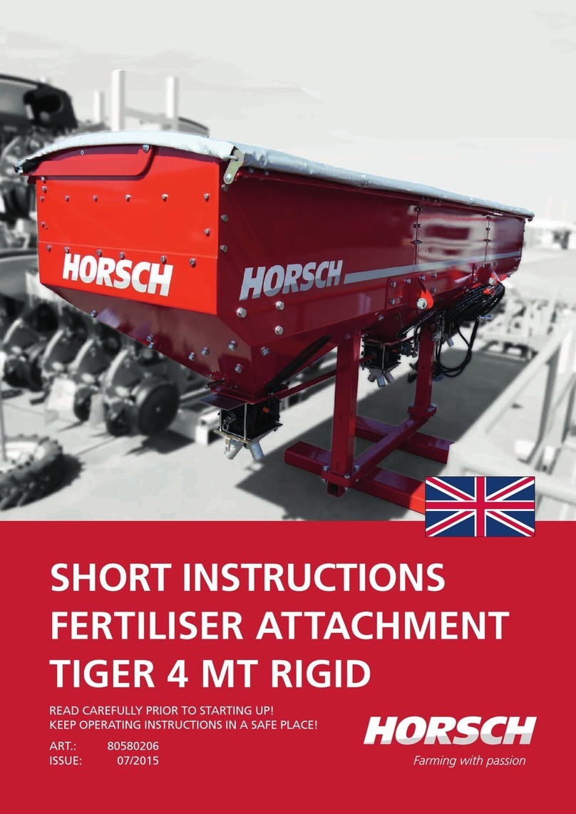 horsch Tiger 4 MT rigid Short instructions