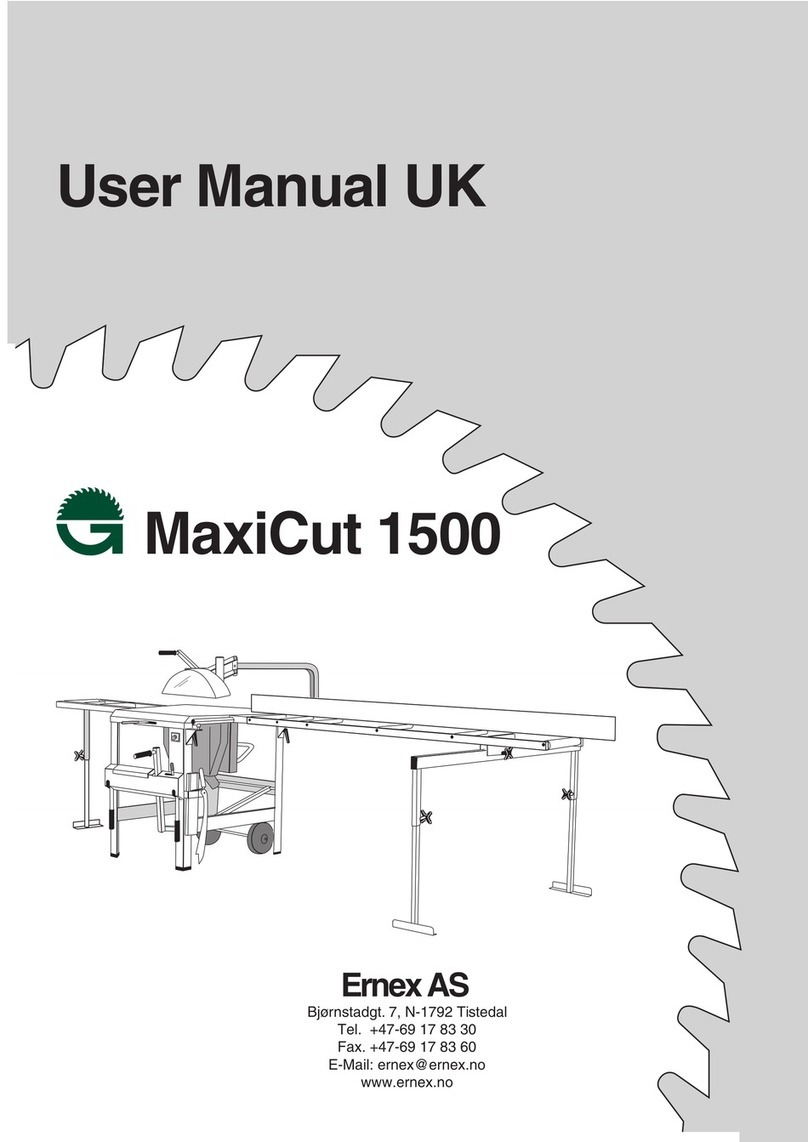 Ernex AS MaxiCut 1500 user manual