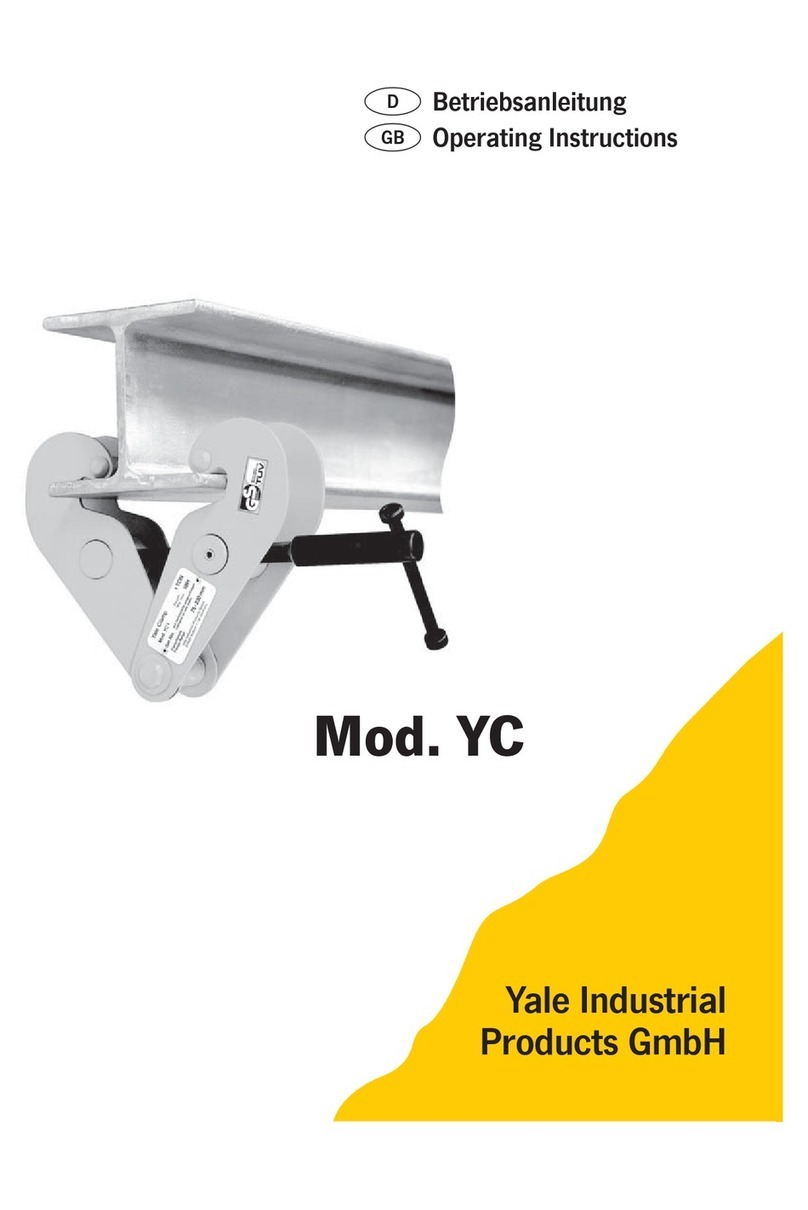 Yale YC operating instructions