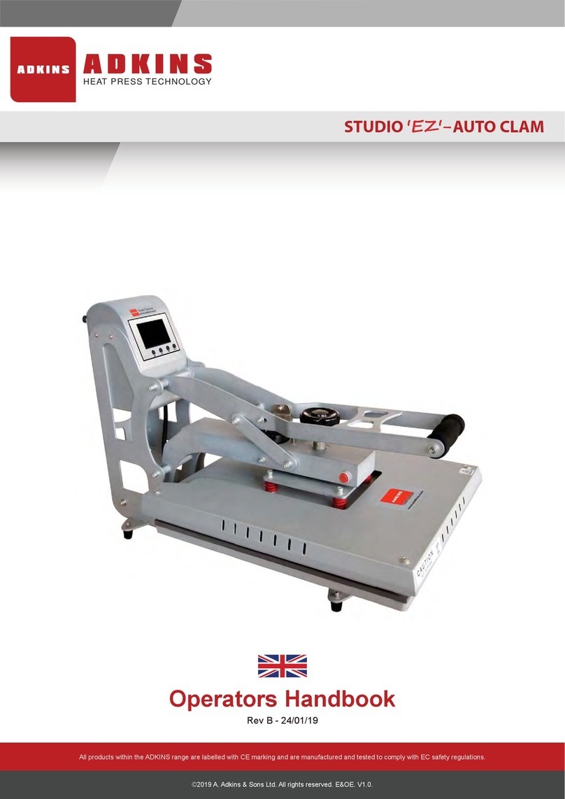 Adkins STUDIO EZ AUTO CLAM Service manual