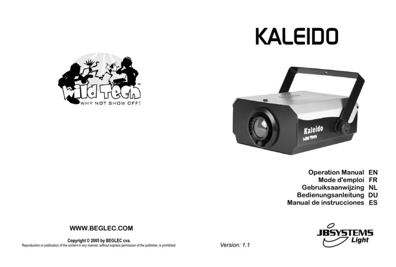 JB Systems Light WILD TECH KALEIDO Operation manual